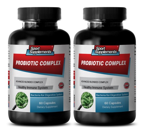 Gut Support - PROBIOTIC COMPLEX - Everyday Wellness 2 Bottles 120 Capsules