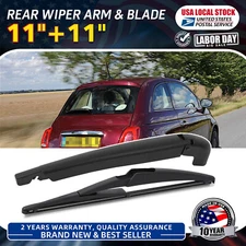 New Set Of 11"/11" Direct Connect Rear Windshield Wiper Blade Arm Set All Season