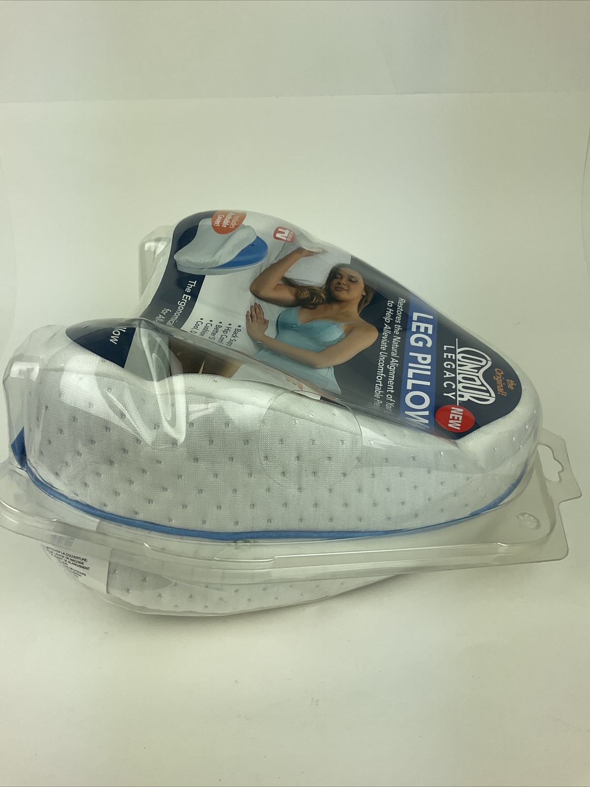 Contour Legacy Leg Pillow Reduce Pressure on Lower Back Knees Back eBay