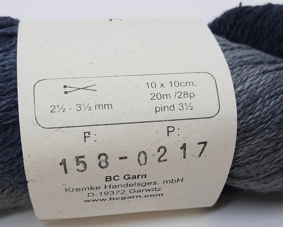 (165 €/kg): 100 g  BC Garn SOFT SILK HANDPAINT, Bourette-Seide, Farbe 158 # 6781 - Bild 3 von 3