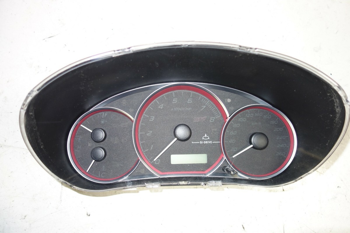 JDM Subaru Impreza WRX STi Gauge Cluster Speedometer 260km/h GRB