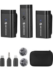 Sevenoak 3 in 1 Wireless Lavalier Microphones for iPhone/Android/Camera