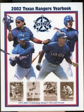 2002 Texas Rangers Yearbook Celebrating Rangers Past and Present MLB Baseball