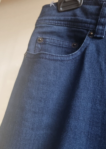 ZIMMERMAN DENIM JEANS SIZE 3 WIDE LEG EMBROIDERED BACK POCKETS RRP $850.00 - Picture 4 of 19