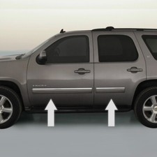 MOLDURA DE PANEL BASCULANTE DE PUERTA LATERAL CROMADA para CHEVY TAHOE / SUBURBAN 07-14