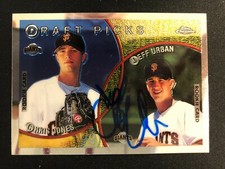 1999 Topps SIGNED: Jeff Urban, GIANTS #213 CHROME