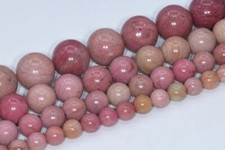 Natural Rose Pink Rhodonite Beads Grade AAA Round Loose Beads 4/6/8/10/12MM