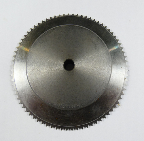 Kettenrad | 76 Zähne | für Kette mit Teilung 4mm und Breite innen 2,7mm | Stahl - Afbeelding 3 van 4