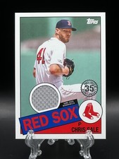 Chris Sale 2020 Topps Series 1 1985 Topps Relic Game-Used Mem #85TR-CSA Red Sox