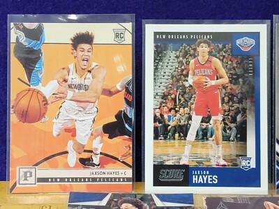 5X JASXON HAYES ROOKIE RC NBA BASKETBALL CARD LOT INVEST PELICANS