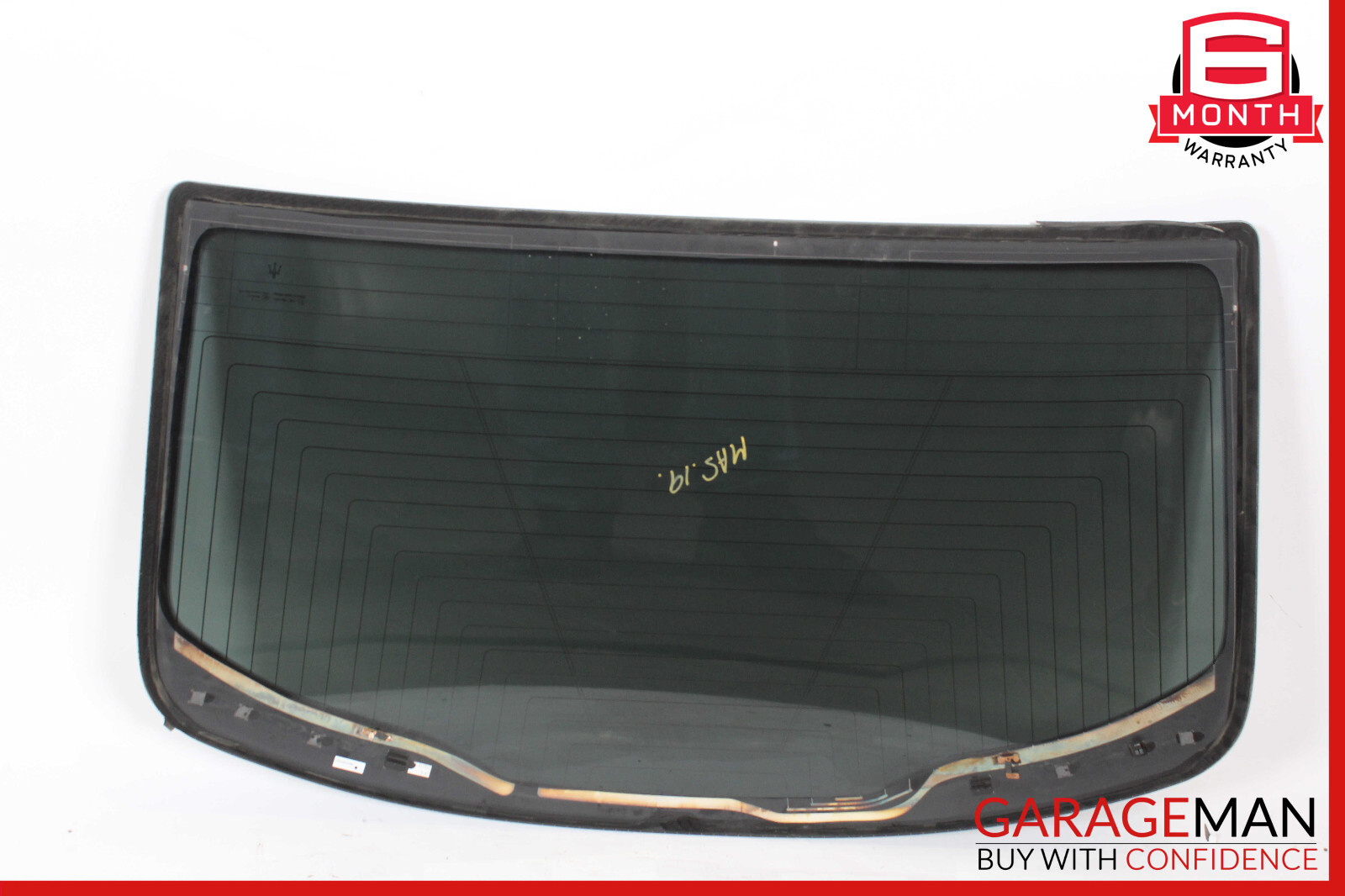14-20 Maserati Ghibli M157 Rear Windshield Wind Shield Back Glass OEM