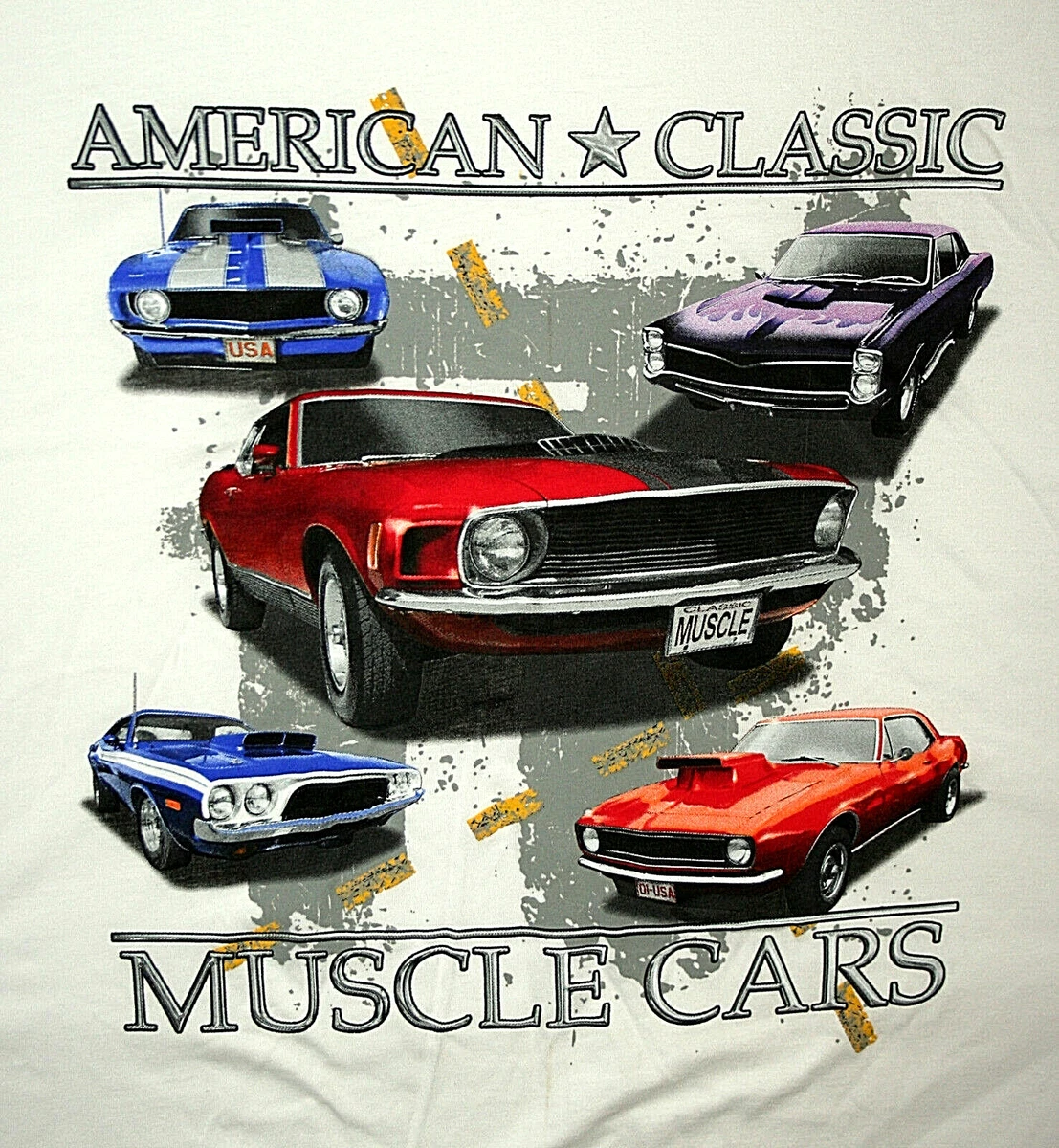American muscle car t shirts cheap