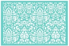 NEW “Classic Damask Pattern” Chalk Couture Chalk Transfer Stencil Size C Retired