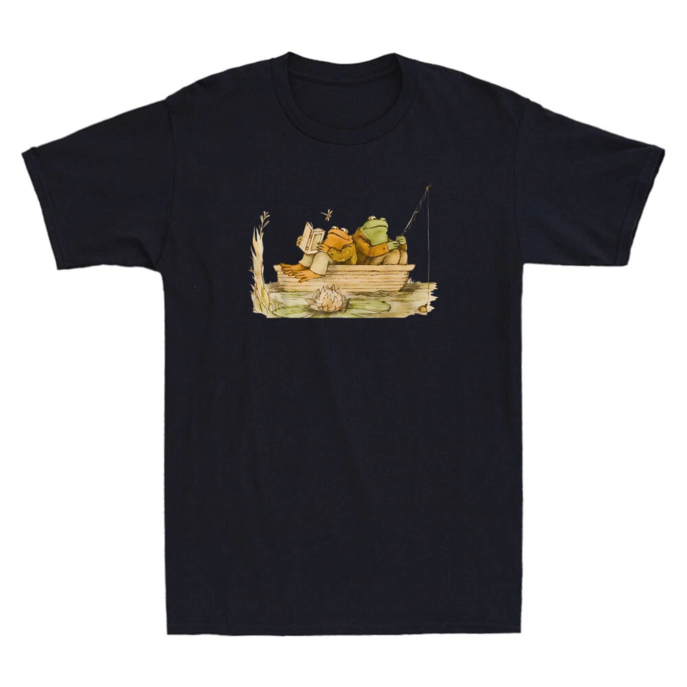 Frog Toad Fishing Funny Frog Reading Books Meme Retro Men's Short Sleeve T-Shirt
Opens in a new wind