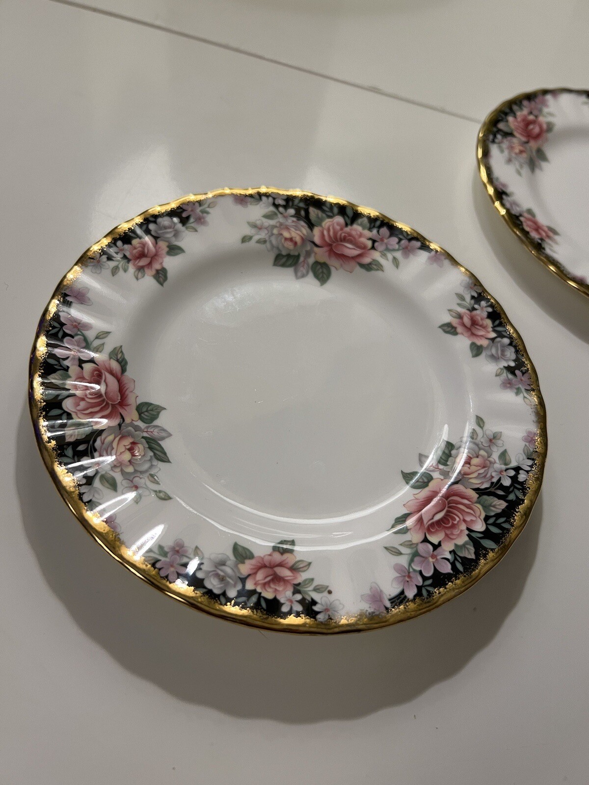 Vintage Royal Albert Concerto Bone China Plates X 4 1991 EBay