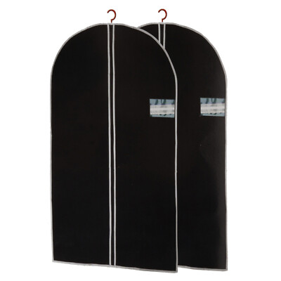 2er Pack Kleidersack Vliesstoff 60 x 150 cm Kleiderhülle Kleider Schutzhülle