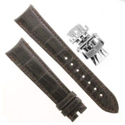 Zenith Alligatorarmband Matt 20/16Mm Mit Verschluss. Elite, Ultrathin