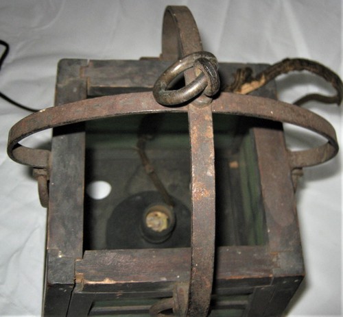 ANTIQUE ARTS CRAFTS MISSION US ARCHITECTURAL DOOR LIGHT LAMP WALL POLE FIXTURE - Picture 8 of 12