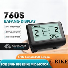 Display E-bike LCD 760S per protocollo UART 5pin spina femmina con motore Mid Drive