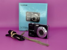 FUJIFILM FinePix AX560 16MP 5x Zoom Digital Camera HD Video Black Tested  
