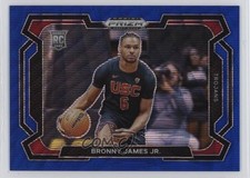 2024 Panini Prizm Draft Picks Blue Wave Variations /249 Bronny James Jr #86 3s8