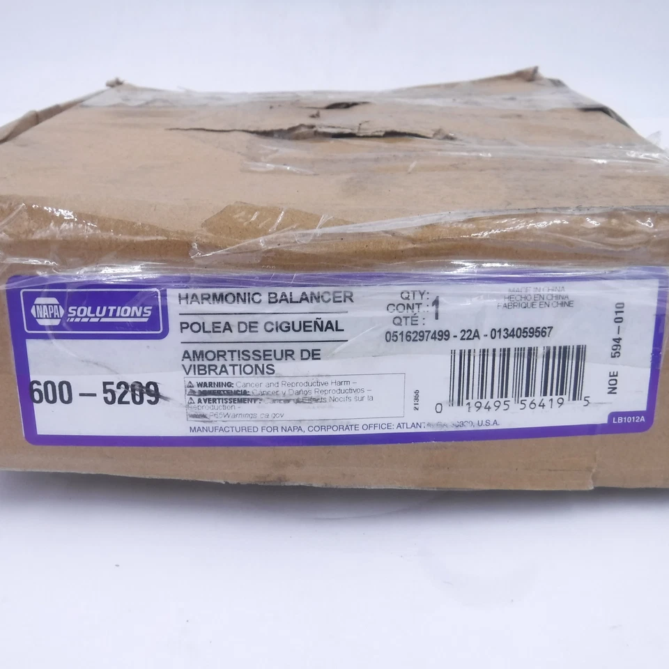 Балансировщик гармоник в сборе Napa 6005209 для Ford F100 1973-1976 годов выпуска 1/2 тонны - Изображение 3 из 3