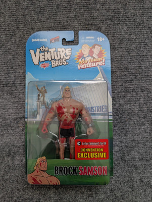 Bif Bang Pow The Venture Bros Brock Samson Naked bloody comic con exclusive MOC