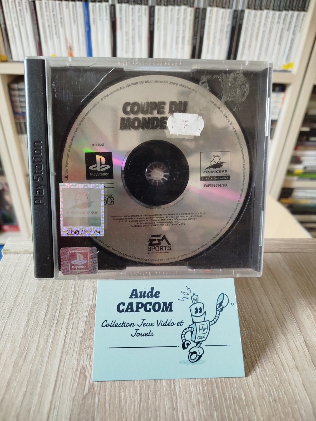 Sony PlayStation 1 PS1 Jeu Coupe du Monde 98 PAL FR Sans Jaquette Et Notice 