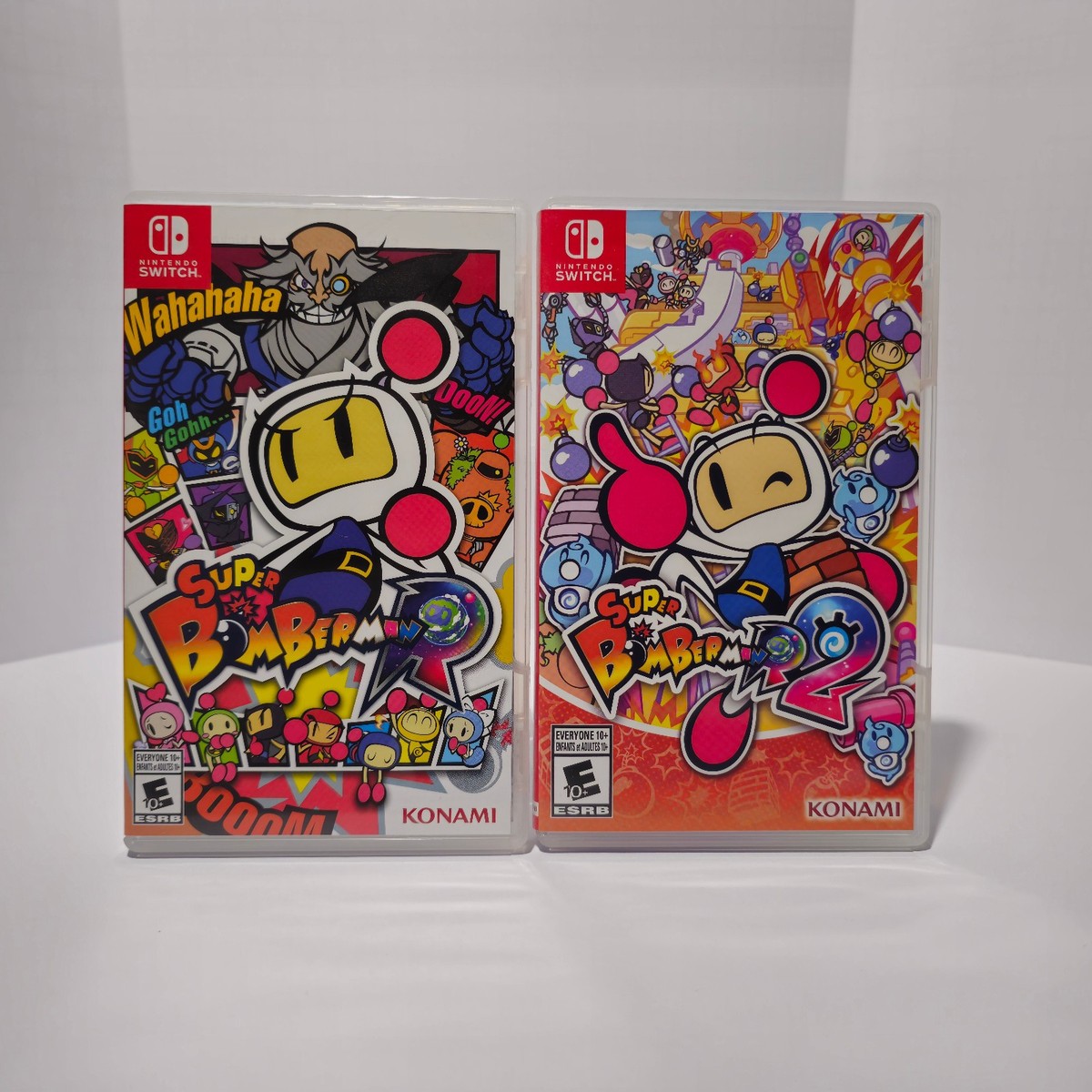 Super Bomberman R 1 & 2 Bundle - Switch - CIB/Complete - ESRB
