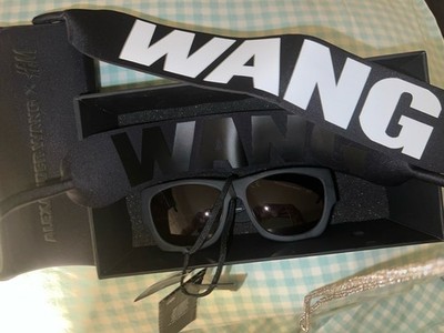 Original Alexander Wang Signature Sonnenbrille Black Full Set Neu!