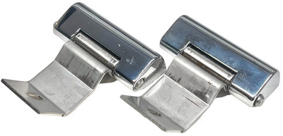 GAGGENAU Stainless Steel Vario 400 series 38CM cover hinges - 2 pieces