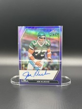JOE KLECKO 2026 Leaf Metal Football Auto 1/2 New York Jets