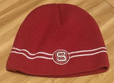 NC State Wolfpack Beanie Red Knit Hat Top Of The World Vintage Made Korea