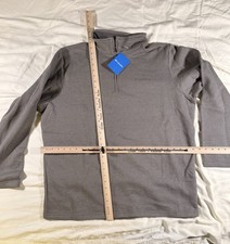 Columbia Men's Great Hart Mountain III Half Zip Size XL new with Tags Gray