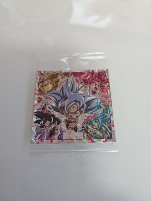 Dragon Ball Son Goku All Form 7-05 EGR Wafer Sticker SEALED Japanese