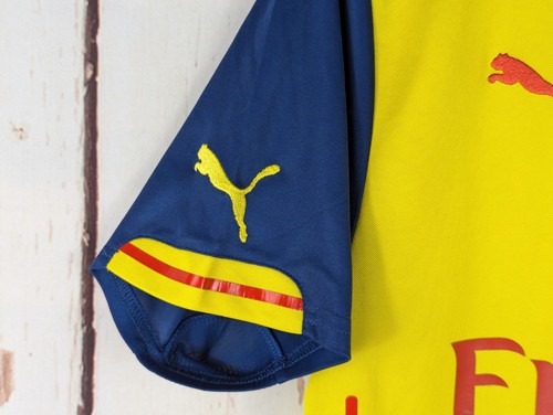 Original Puma Arsenal 2014/15 Auswärtstrikot gelb - Medium - durchschnittlicher Zustand - Bild 6 von 9