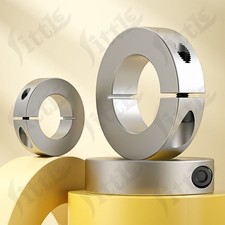 Wellenkragen Feste-Ringe Aluminium legierung Klemmkragen Klemmtyp Doppelt Geteil