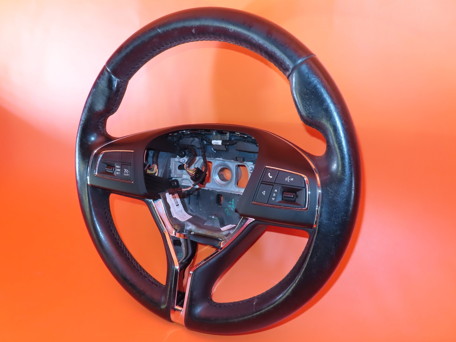 MASERATI QUATTROPORTE STEERING WHEEL 2014 2015 2016 670011666 BLACK OEM
