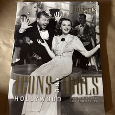 Judy Garland Mickey Rooney Icons Idols Hollywood Auction CATALOG 2017 150+ Pages