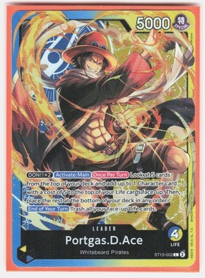 Portgas.D.Ace (002) ST13-002 Ultra Deck: The Three Brothers One Piece Foil NM