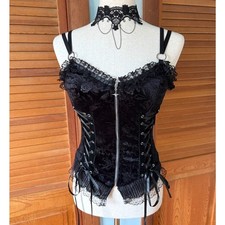 Gothic Lolita Victorian Vkei Vampire Black Ro...
