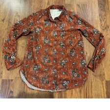 Anthropologie from the Heart of Building 13 Women’s Button-Down – Rust – Size 0