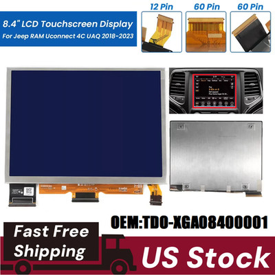 8.4'' LCD Touch Screen Display For 2018-2023 Jeep Grand Cherokee Uconnect 4C UAQ