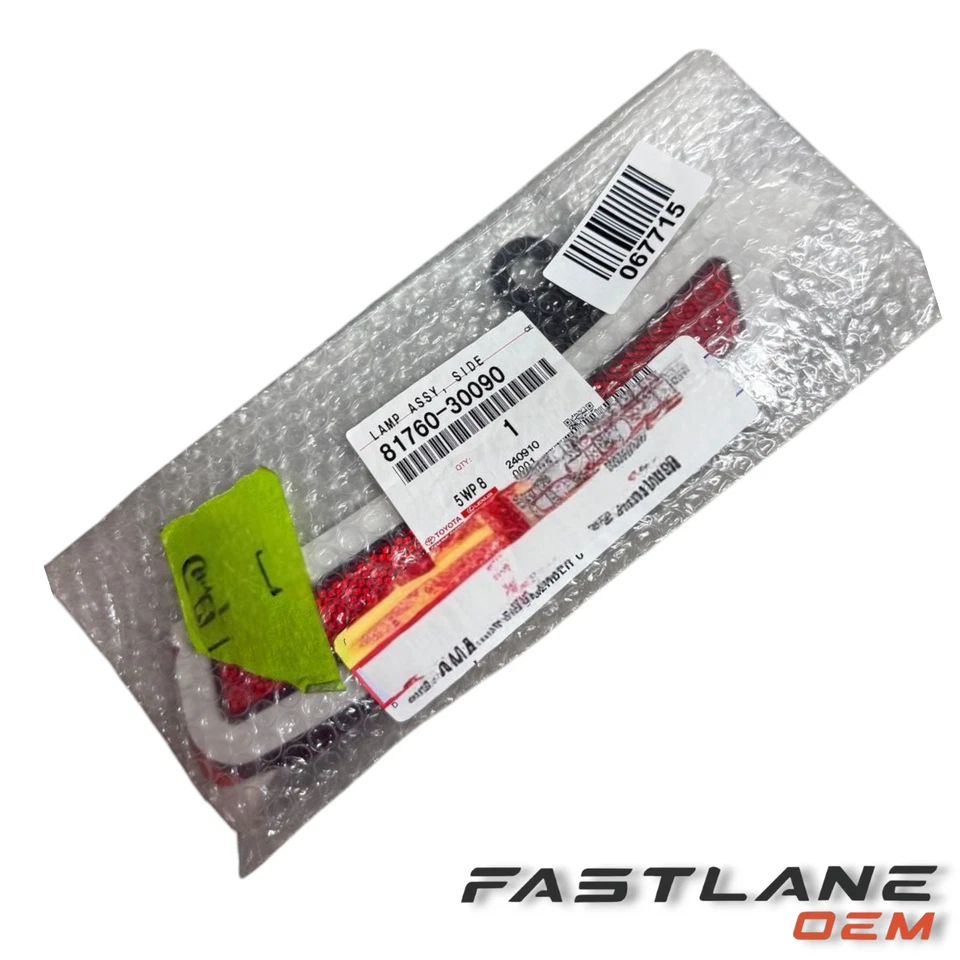 2023-2025 TOYOTA CROWN LÁMPARA MARCADORA LATERAL IZQUIERDA NUEVO OEM 81760-30090 Foto 2 de 4