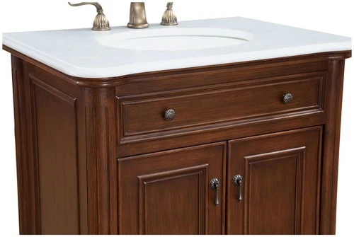 Elegant Lighting VF-1032-VW Berkshire 30" - Brown - Picture 9 of 12