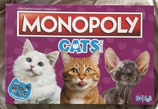 Image of Monopoly Cats Edition Board Game - Contents Sealed New Condition