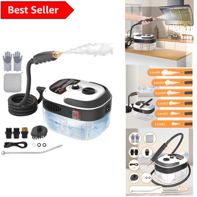 Eco-Friendly Handheld Steam Cleaner with 2.2M Power Cord - Versatile & Powerful