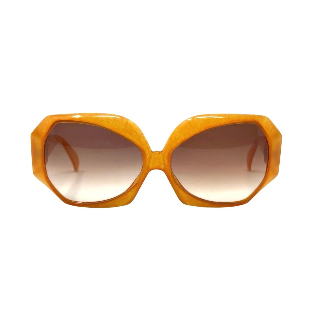 Dior Women’s Coral-Orange Gradient Round Sunglasses 1970s Optyl Orange Gradient Oversized Sunglasses  main image 3