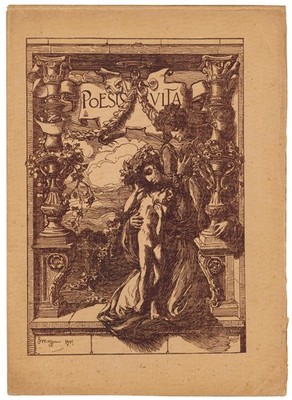 Poesis vita. An Luisa Riva und Rechtsanwalt Settimo Vignocchi. Hochzeitsgeschenk.