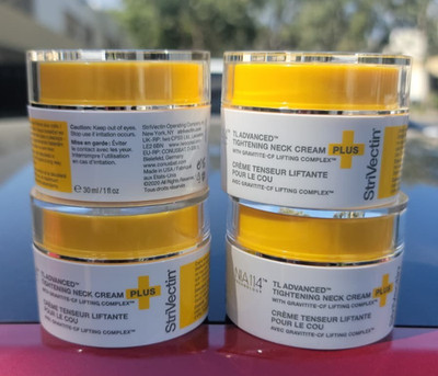 4x Strivectin TL advanced Neck Tightening Cream with NIA114, 1oz (4 oz total)